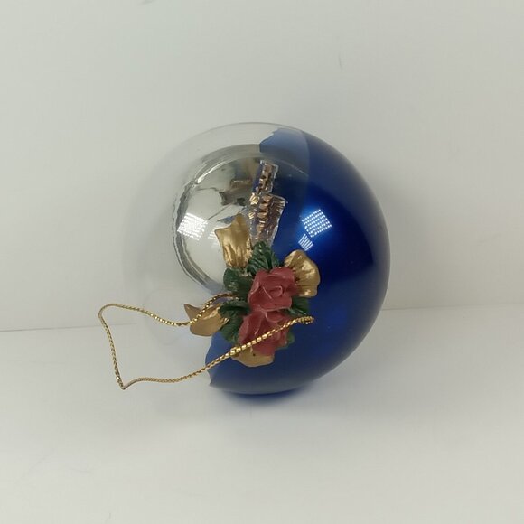 Glass Collection High Quality Cross w/ Dove Christmas Holiday Ornament - Picture 5 of 8